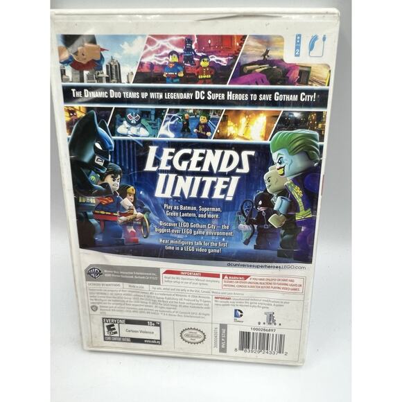 LEGO Batman 2: DC Super Heroes (Nintendo Wii, 2012) CIB Complete - Picture 2 of 6